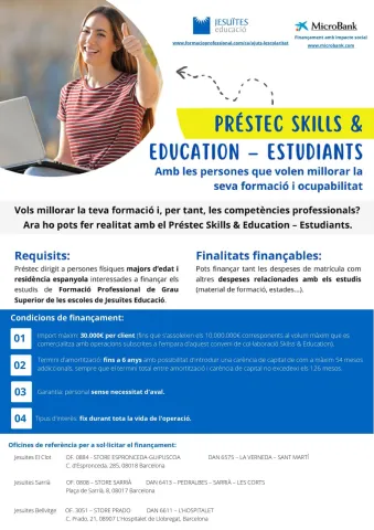 Préstec Skills and Education La Caixa