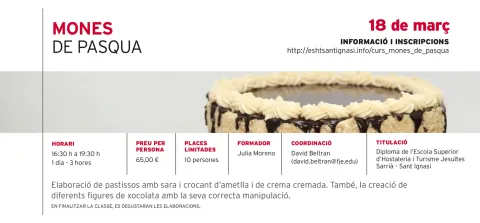 Curs "Mones de Pasqua" a Jesuïtes Sarrià. 