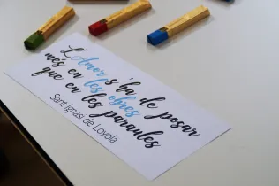Jesuïtes Sarrià - Frase Loiola