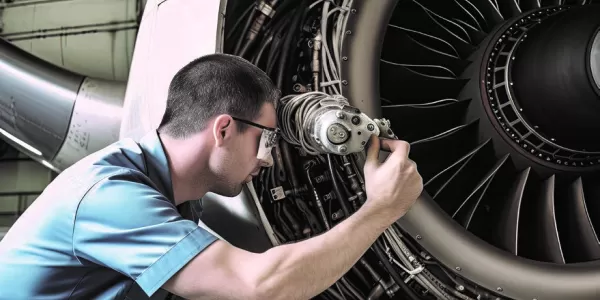Manteniment Aeromecànic d'avions amb motor de turbina